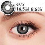 Popxstar  1 Pair Colorcon Colored Contact Lenses Myopia Lenses Dark Lenses Black Eye Lenses Fog Pearl Lens High Quality