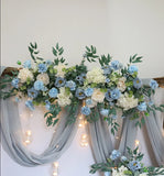 Popxstar Artificial Flowers For Wedding Decoration Party Stage Display Cornor Flowers Backdrop Home Festival Decor Floral Ball