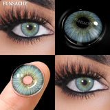 Popxstar  1 Pair Natural Color Contact Lenses for Eyes Brown Lenses Colorcont Korean Lens Yearly Beauty Gray Pupils Eye Contacts