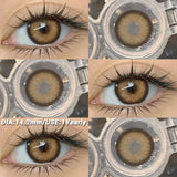 1 Pair Color Contact Lenses for Eyes Color Eye Lens Blue Eye Lenses Brown Lenses Gray Pupils Lens Yearly Green Contacts
