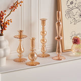 Popxstar Home Decor Candle Holders Glass Vase Wedding Decoration Candlestick Christmas Decoration Home Decoration Accessories