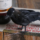 Popxstar Simulation Horrible Crow Figurines Creative Craft Photography Props for Living Room Bedroom Decor