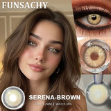 1 Pair Gray Lenses Colored Contacts for Eyes 14.0mm~14.5mm Contact Lenses Hazel Lenses Natural Beauty Cosmetic New Lens
