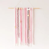 Popxstar  Rainbow Art Macrame Tassels Wooden Wall Hanging Home Decor Nursery Design Photo Prop Decoration Chambre Enfant