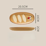 Popxstar  Exquisite and Beautiful Plates Ceramic Tableware Highend Feel Niche and Cute Breakfast Plates