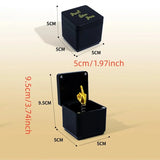 Popxstar  Christmas Interesting Prank Gift Middle Finger In Box Christmas Box Funny Creative Gifts Office Desk Decoration Home Decoration