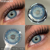 Popxstar  2pcs Blue Color Contact Lenses for Eyes High Quality Brown Natural Lens Green Pupils Korean Soft Lens Cosmetic Yearly