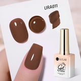 popxstar UR SUGAR 15ml Jelly Milky White Translucent Color Gel Polish Semi Permanent UV Gel Nail Art Soak Off Gel Varnish Latest Fashion