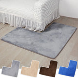 Popxstar L-Shaped Bath Mat Non-slip Entry Doorway Floor Rug Non Slip Corner Shower Mat Durable Water Absorption Floor Mat Bathroom Rugs