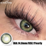 2pcs Colored Eyes Contact Lenses Blue Lentes de Contacto Natural Brown Pupilentes Gray EyesLense Green Beautiful Pupils