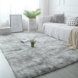 Popxstar White Fluffy Hall Carpet Modern Living Room Bedroom Home Decor Large Mats Thickened Non-Slip Girl Children's Room Pink Furry Rug