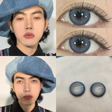 1 Pair Color Contact Lens Natural Contact Lens Blue Contact Lens Pupil Men Color Contact Lens Eye Cosmetic Prescription
