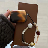 Popxstar  Retro Ink Wash Amber Color Wireless Bluetooth Earphone Case For Apple AirPods 4 2024 New Protective Shell For AirPods 1 2 3 Pro2