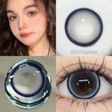 Popxstar 2pcs/Pair Contact Lenses Fast Shipping Big Black Lenses for Eyes Beauty Pupils Comestic Eye Color Lens 14.5mm/14.2mm