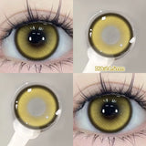 Popxstar 2PCS Halloween Myopia Contact Lenses Cosplay Colored Contact Lenses Prescription Lens Natural Pupils Eye Color Lenses