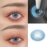 1pair Colored Contact Lenses Bueatiful Pupil Color Circle Lens Natural Coloured Contacts
