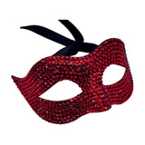 Shiny Acrylic Crystal Half Face Mask Luxury Design Full Jewelry Design Masquerade Mask Sexy Rhinestone Manual Masquerade