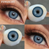 Popxstar  1 Pair Colored Contact Lenses for Eyes Green Beauty Pupils Brown Fashion Lenses High Quality Blue Eye Contacts Yearly