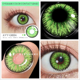 1pair Cosplay Color Contact Lenses for Eyes AYY Series Fashion Makeup Red Blue Lens Yearly Use Beauty Makeup for Eyes