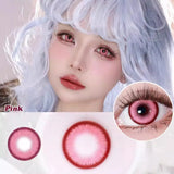 2pcs Graded Colored Contact Lenses JeweLens Anime Cosplay Softlens 14.2mm