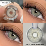 Popxstar  1Pair METATRON Series Fashion Makeup Beauty Contacts Lenses Soft Yearly Green Contacts Eyes Color Lenses Colored lenses