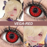 Popxstar  Cosplay VAMPIRE Contact Lenses for Halloween Eyes Lens Strange Colored Contacts Lens Blind Black Mesh White Cosplay Len