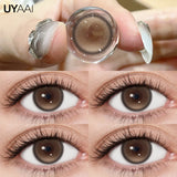 Popxstar  Contact Lenses NEW Makeup Colored Pupils Cosmetics Color Contacts Lenses Brown Natural Pupils Black Lens Beauty Green Lens