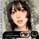 1 Pair Color Contact Eye Color Lenses Makeup Natural Brown Lens Cosmetics Gray Eyes Lenses Woman Makeup Blue Beauty Con