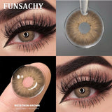 1 Pair Lucifer Series Color Contact Lenses for Eyes Natural Blue/Brown/Gray/Green Lens 14.5mm Big Eyes Contacts Yearly