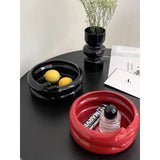 Creative Nordic Feng Shui Fruit Pan Home Living Room Tea Table High End Simple Ceramic Fruit Pan