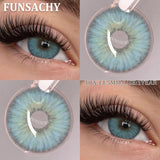 1 Pair Brown/Gray Color Contact Lenses Beautiful Pupils Cosmetic Korean Fashion Natural Eye Contacts Doll Black Lenses
