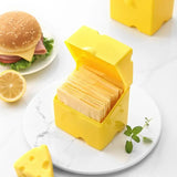 Cheese Keeper Container Airtight Food Storage Containers With Lid Large Capacity Slice Cheese Holder Refrigerator Odor