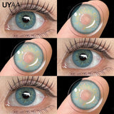 Popxstar 1 Pair Color Contact Lenses for Eyes Blue Pupils Brown Natural Lenses High Quality Green Color Eye Lens Cosmetic Colorcon