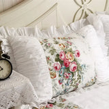 1 Piece Pillowcases Home Decor Lace Ruffle Letter Pillow Case Body Pillowcase Cute Princess Pillow Cover 100% Cotton Pillow Sham