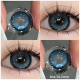 Popxstar Rose Witch Cosplay Prescription Contact Lenses Myopia Lenses with Diopter Anime Red Pupils Color Contact Lenses for Eyes