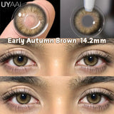 Color Contact Lenses NEW iD Series Beauty Green Lens Makeup Colorcon Fashion Black Eyes Lens Natural Brown Lenses For Eyes