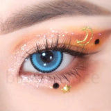 Popxstar  1 Pair Korean Colored Contact Lenses with Degree Myopia Lenses Anime Accessories Pink Lenses Cyan Cosplay