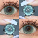 2PCS Yearly Natural Contact Lenses Colored Pupils for Eyes Cosmetics Lenses Beautiful Contacts RU Shipping Fast Delivery