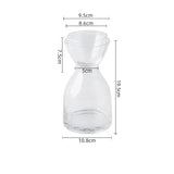Popxstar  850ml Face Shaped Glass Water Bottle Set Creativity Abstract Kitchen Lemon Cold Water Kettle Beverage Juice Jug Set Home Decor