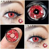 1pair Cosplay Color Contact Lenses for Eyes AYY Series Fashion Makeup Red Blue Lens Yearly Use Beauty Makeup for Eyes