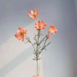Popxstar spring decor Chamomiles Silk Artificial Flower 60cm Daisy White Fake Flowers Room Wedding Home Table Decorations Party Diy Bouquet Gifts 1PCs