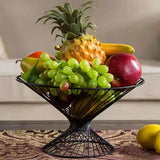 Metal iron storage basket vegetable fruit snack storage tray kitchen living room home hotel restaurant cafe