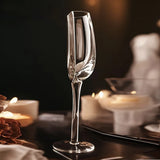 Popxstar  Elegant Half Glass of Red Wine Glass Creative Fun Gift Glass Champagne Wine Goblet Half