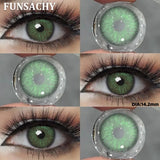 1 Pair Gray Lenses Colored Contacts for Eyes 14.0mm~14.5mm Contact Lenses Hazel Lenses Natural Beauty Cosmetic New Lens