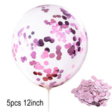 Popxstar  5pcs Bow Balloon Birthday Decorations Bow Tie Pink Balloon Bow Balloon Wedding Bride Shower Birthday Girl Decoration Bow Balloon