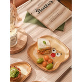 Popxstar  Exquisite and Beautiful Plates Ceramic Tableware Highend Feel Niche and Cute Breakfast Plates