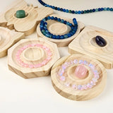 Popxstar 1pc DIY Wooden Beading Design Board Suitable For Jewelry Making Bracelets Necklaces Crafts Tray Practical Display