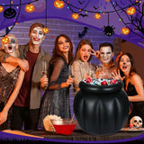 Popxstar 22x18 Inch Large Inflatable Halloween Cauldron Drink Cooler,Beverage Holder,Candy Cauldron Kettles,Witch’s Cauldron,Party Dec