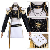 Popxstar Black Golden Rumi Zoey Mira Cosplay KPop Cosplay Costume Wig Women Suit Halloween Party Role Playing Outfit