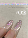 Autumn Winter Blue Black Red Glass Bead Crystal Cat Eye Gel Nail Polish New Whitening High Density Sparkling Nail